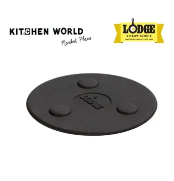 Lodge Cast Iron Silicone Mini Magnet Trivet Black ASMMT 