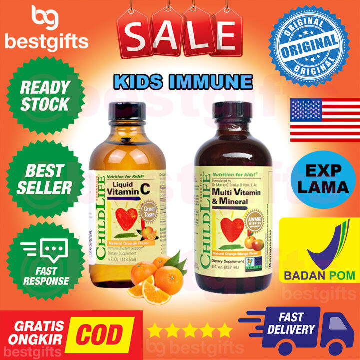 KIDS IMMUNE SERIES CHILDLIFE VITAMIN C 118.5 ML + CHILDLIFE