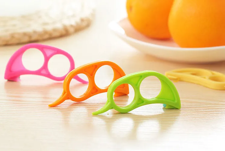 1set Creative Little Mouse Orange Opener Mini Orange Peeler Convenient Pomegranate  Peeler