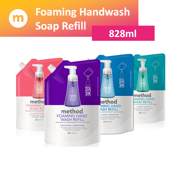 method Foaming Hand Wash Refill Pack 828ml Lazada