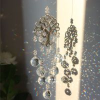 Crystal Lighting Ball Pendant DIY Tree Of Life Pendant Crystal Ball Car Ornaments