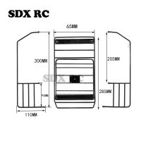โลหะแร็คหลังคาม้วนกรงกระเป๋าถาดที่มีไฟ LED บาร์สำหรับ110 RC ตีนตะขาบรถ Axial SCX10รถจี๊ปแรงเลอร์ร่างกายเชลล์
