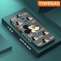 YIWESAN เคสสำหรับ Xiaomi MI 9T Pro Redmi K20 Pro ลายการ์ตูนมิกกี้ดีไซน์ใหม่ขอบสี่เหลี่ยมแฟชั่นเคสโทรศัพท์เนื้อแข็งกันกระแทกเคสซิลิโคนนิ่มคลุมทั้งหมดเคสป้องกันเลนส์กล้อง