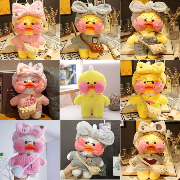 30cm Flifan Duck Cute Stuffed Toy Duck Pato Lalafanfan Paper