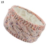 【YF】 Colorful Twist Yarn Cashmere Knitted Headbands For Women Winter Warmer Ear Thicken Thermal Elastic Hairbands Headwrap Turbans