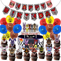 48Pcs Game Theme Party Fnaf Balloons Set Garland Kit Globos Baby Shower For Birthday Party Decoration