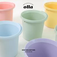 OLLA ถังน้ำ ถังน้ำพลาสติก 25 ลิตร พร้อมหูหิ้ว สีพาสเทล