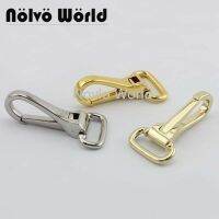 10 50pcs 3 colors 17mm 20mm 24mm High quality Deep gold Carabines Clasp Snap hooks For Bags Purse Strap Sewing Hook Lobster