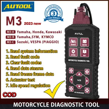 FXTUL M3 Motorcycle Diagnostic Tool OBD2 Scanner For Honda Yamaha Suzuki –  FXTUL, Motorcycle Repair Tool Shop