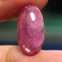 10.10 ct พลอยแดงหลังเบี้ย Pink Ruby Cabochon