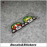 【CW】 NO.L263  Dogs Mugello Reflective Modified Stickers Car Glass Decals Racing Motorcycle