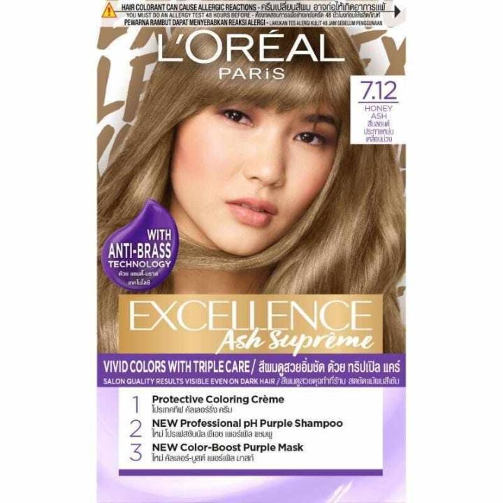 Loreal Paris Excellence Fashion Ash Supreme Hair Color  Honey Ash (Exp:  06/2024) | Lazada