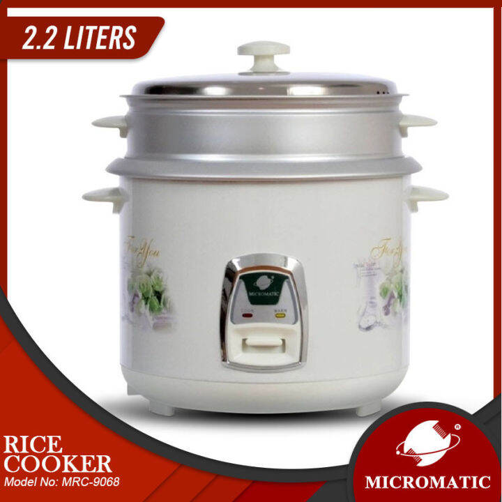 Micromatic MRC9068 2.2L Good for 1012 Persons Rice Cooker with