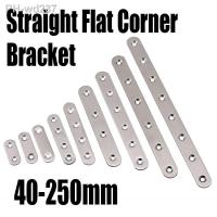 ○ 2PC Stainless Steel Corner Bracket Straight Flat Bracket Thickened One Word Corner Code Straight Code Furniture Corner Protector