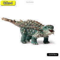 จำลองใหม่เล็บมังกรแข็งแบบคงที่ไดโนเสาร์รุ่น Ankylosaurus เป่าโถวมังกรไดโนเสาร์เด็กองค์ความรู้ของขวัญของเล่น