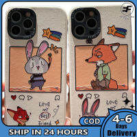 เคสนิ่มลายตัวการ์ตูน Zootopia เข้ากันได้กับ Iphone 14/13/12/11ซีรีส์ฝาครอบโทรศัพท์มือถือ