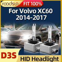 Roadsun Car Headlights D3S Xenon HID Bulbs 12V 35W Auto Bright Fit For Volvo XC60 2014 2015 2016 2017 Bulbs  LEDs  HIDs