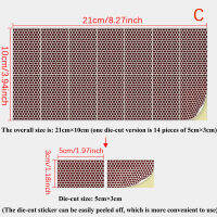 ซื้อ2แถม2% สติกเกอร์กองหน้าติดกาวสี่เหลี่ยมผืนผ้าแบบ DIY กระดาษเปลวไฟผิว