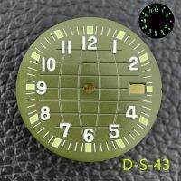 31.5mm NH35 dial C3 luminous Aquanaut dial NH35 movement watch accessories private customized logo dial