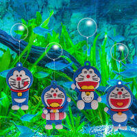 Haosu จี้ตู้ปลา Fade-Less Vivid Delicate Creative Unfading สีตกแต่งสวมใส่การ์ตูน Doraemon Aquarium เครื่องประดับสำหรับใต้น้ำ Aquarium เครื่องประดับ Fade-Less