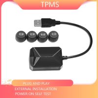 ☸♦ OKNAVI TPMS Tire Pressure USB Monitoring System Android Navigation Monitoring Alarm System Wireless Transmission External Sensor