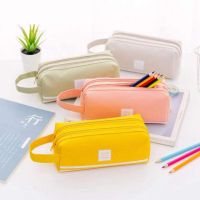 【CW】 Colorful Large Capacity Pencil Cases Bags Creative Korea Fabric Pen Box Pouch Case School Office Stationary Supplies
