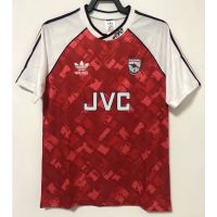 เสื้อกีฬาแขนสั้น ลายทีมชาติฟุตบอล Arsenal 1990 92 AAA คุณภาพสูง สไตล์เรโทร