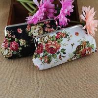 Dompet Koin Wanita Dompet Kartu Kunci Saku Pola Bunga Besar Gesper Tas Tangan Mini Siswa Wanita Retro