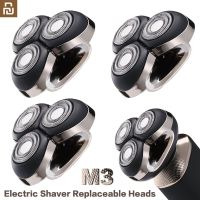 【DT】 hot  M3 Electric Shaver Replacement Head Mi Youpin Razor For Mens Beard Trimmer Wet and Dry 3D Cutter Heads Dual-layer Blade 5