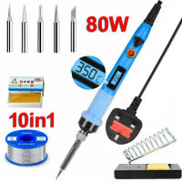 [Fast delivery]2023 New Soldering Iron Kit, 80W 220V Digital LCD Solder Adjustable Temperature Controlled Fast Heating Welding Tools for Electronics Soldering Iron Solder Set Soldering Iron Set  Soldering Kit Set  Soldering Iron Set Malaysia