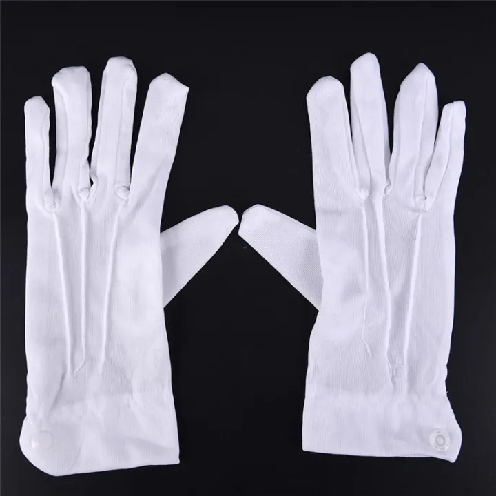 Odidi 1pair White Formal Gloves White Honor Guard Parade Santa Women Men Inspection Lazada Ph 4521