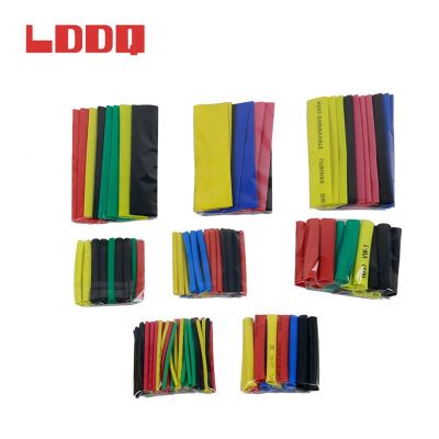 LDDQ 164pcs Set Polyolefin Shrinking Assorted Heat Shrink Tube wrap Heat sleeving  insulation Cable Sleeve Tubing Wire Cable Cable Management