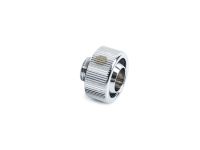 (2 PCS.) Bitspower G1/4" Compression Fitting For Soft Tubing - ID 1/2" OD 3/4" (Glorious Silver)