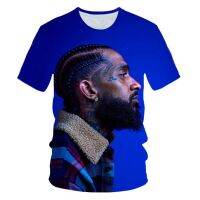 2023 newnipsey hussle dzirt rapper streetwear T Harajuku ชาย xort TEE