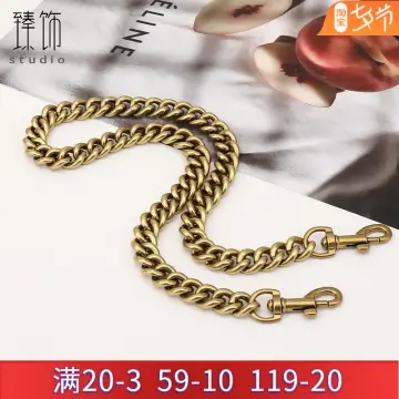 Thickened Hardware Bag Chain Strap Gold