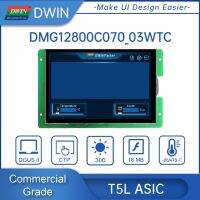 คุณภาพดี DWIN โมดูล LCD 7นิ้ว T5L ASIC 800*1280พิกเซลความละเอียด16.7M สี IPS-TFT-LCD HMI Display DMG12800C07003W