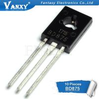 10 pcs BD875 PARA-126 BD 875 TO126 NPN PLANAR ทรานซิสเตอร์ดาร์ลิงตัน Novo เดิม