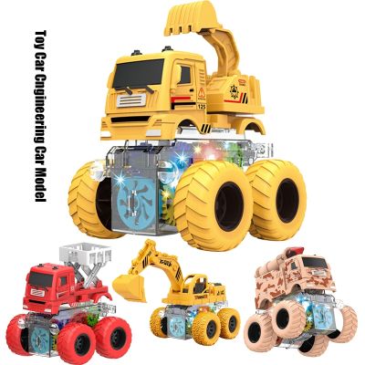 ☾♕☃ jiozpdn055186 Engenharia Veículo Brinquedos Alta Simulação Brinquedo Carro Modelo Construção Escavadeira Trator Bulldozer Caminhão de Bombeiros para Crianças Presentes