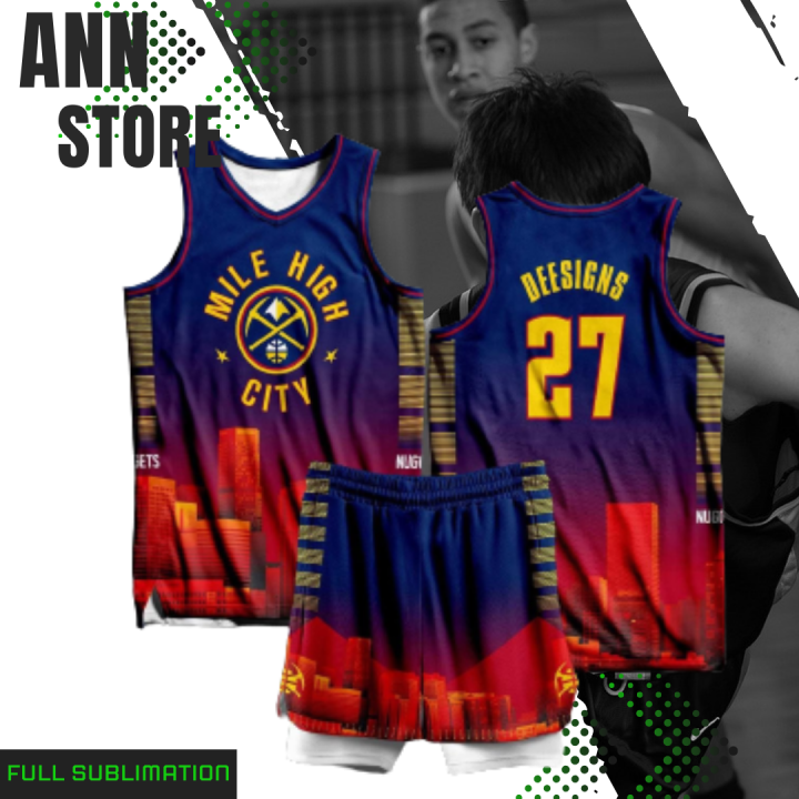 MILE HIGH 01 BASKETBALL JERSEY FULL SUBLIMATION HIGH QUALITY FABRICS