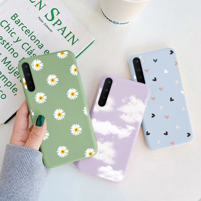 「Enjoy electronic」 For OnePlus Nord Case 6.44 quot; Phone Cover Soft Silicone Cases For One Plus Nord OnePlusNord 1 Nord Flower Protective Fundas Cover