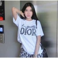 COD  ✧เสื้อยืดผ้าคอตตอลสกรีนลายแบรน ลายการ์ตูน พร้อมส่ง2สี♦