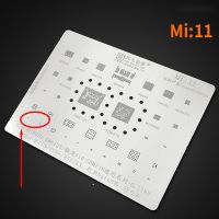 【】 dfutpi คุณภาพสูง Amaoe BGA Reballing Stencil สำหรับ Xiaomi CC9/CC9E/8SE/A3 HONGMI NOTE8 SM6125 PM670 WCN3950 Stencil