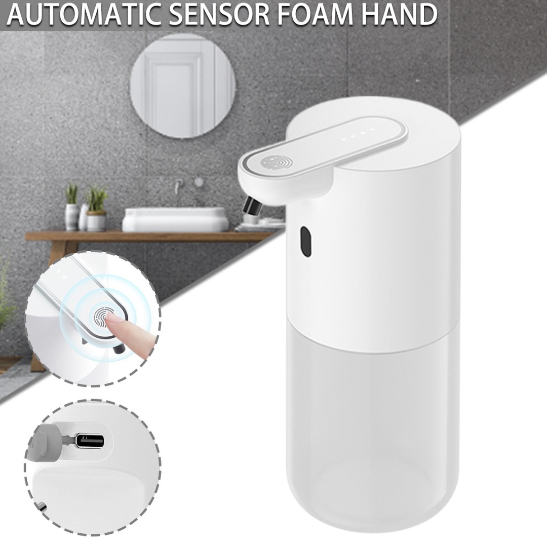 Idealhere P8 400ML Original Automatic Foam Sensor Soap Dispenser Touchless Desktop Wall Mounted Soap Pump for Kitchen Bathroom for Kitchen Bathroom Toilet