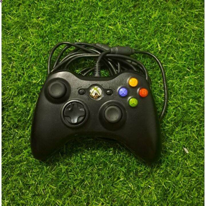 ลด-50-พร้อมส่ง-จอย-x-box-360-ของแท้มือ2-แบบมีสาย-เล่นกับpcและเครื่องเกมส์-xbox360ได้เลย-ขายดี