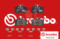 P85 020X ผ้าเบรกหลังแท้ BREMBO รุ่น XTRA : AUDI A3 A4(B5/6) A6 TT 98-07, MG5 การันตีคุณภาพมาตรฐานโดย " เครอป อะไหล่ยนต์"