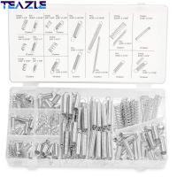 TEAZLE 20ขนาด ชุดจัดประเภทฤดูใบไม้ผลิ เหล็กเหล็กไร้สนิม ขดลวดสปริง สปริงขยาย ชุดเครื่องมือซ่อมแซม อุปกรณ์ซ่อมแซมและ DIY สำหรับบ้านทุกประเภท