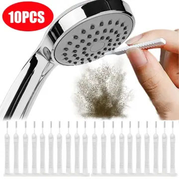 10 Pieces Mini Shower Head Cleaning Brush Anti-Clogging Nylon