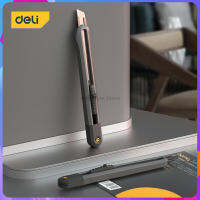 คัตเตอร์ Deli ดีไซน์สวย น้ำหนักเบา มี 3 ขนาด 9,1819mm มีดคมกริบ