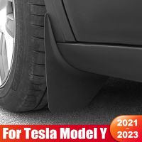 For Tesla Model Y 2021 2022 2023 2024 Car Fender Avoid Mud Splash Front Rear Mudguard Cover Guards Accessories