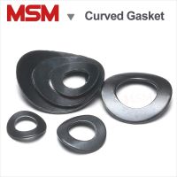 100 Buah 65Mn Hitam GB860 Mesin Cuci Pegas Melengkung M3 M4 M5 M6 M8 M10 Gasket Melengkung Bentuk Gelombang Mesin Cuci Pegas Elastis Penggunaan Motor